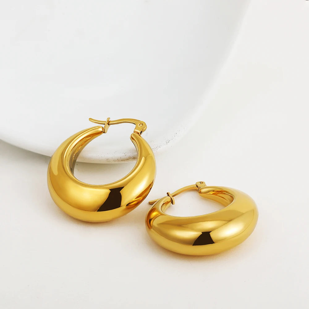 Geometric Circle Earring Vintage Jewelry