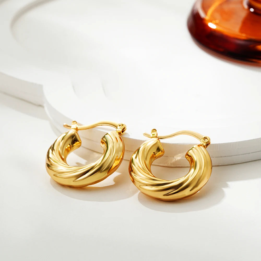 Geometric Circle Earring Vintage Jewelry