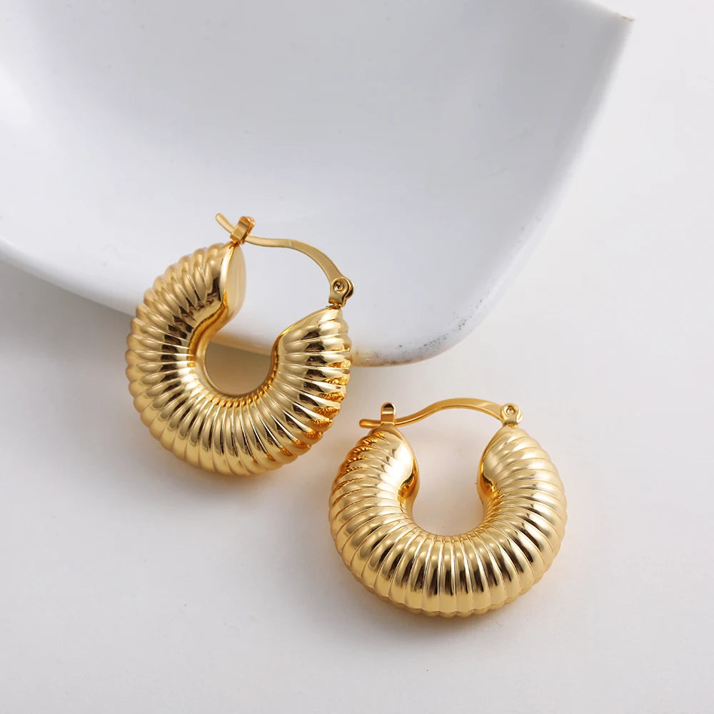 Geometric Circle Earring Vintage Jewelry