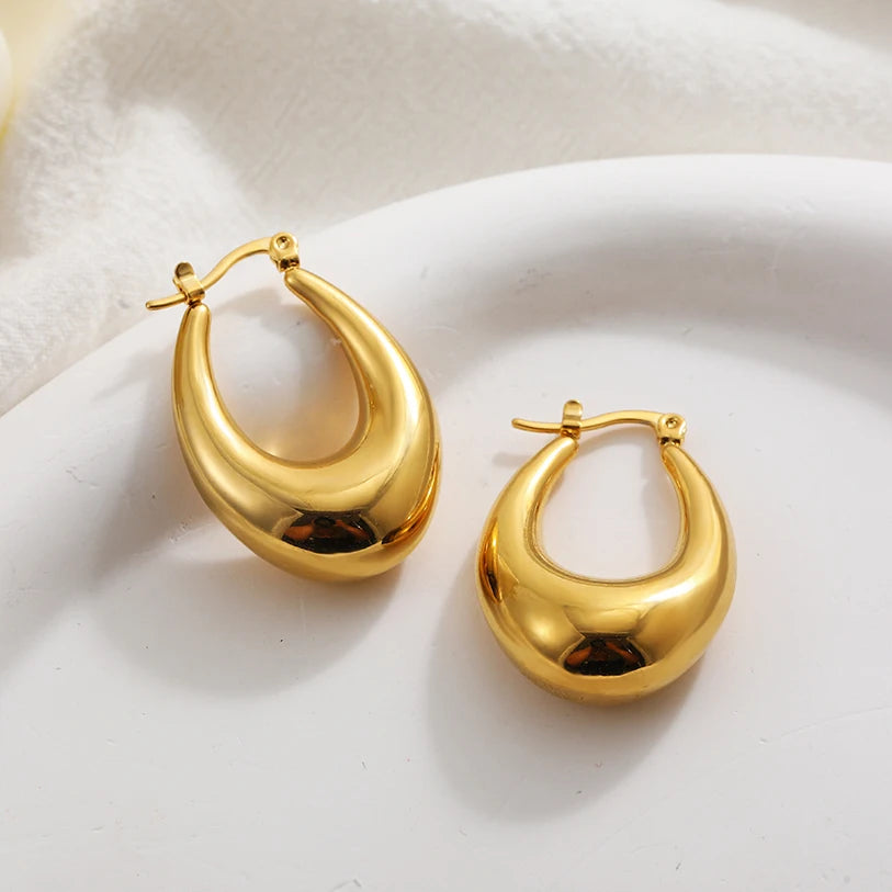 Geometric Circle Earring Vintage Jewelry