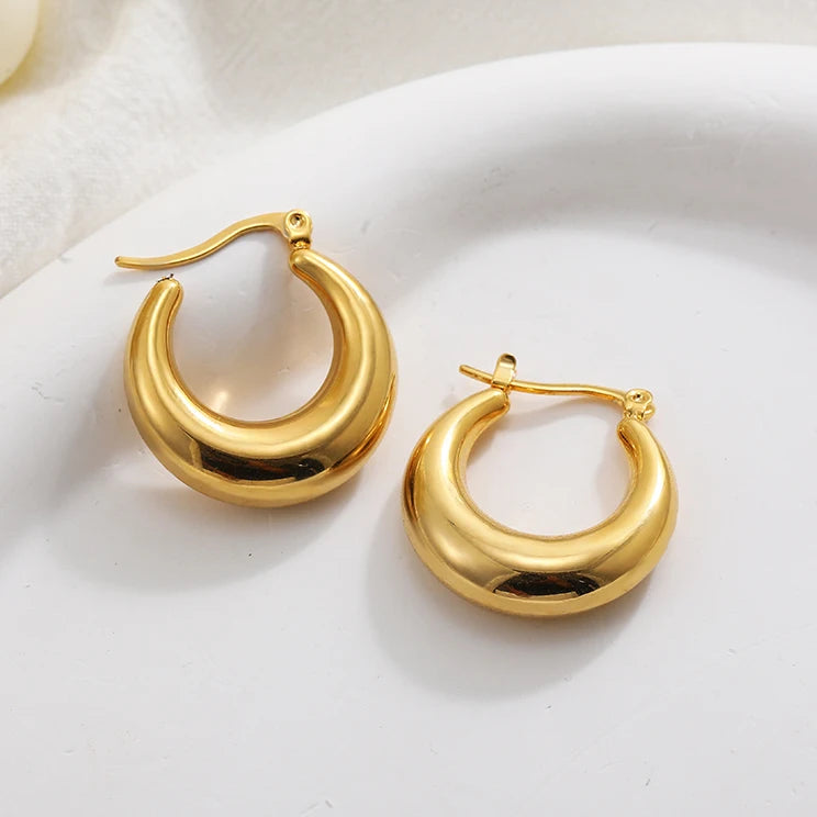 Geometric Circle Earring Vintage Jewelry