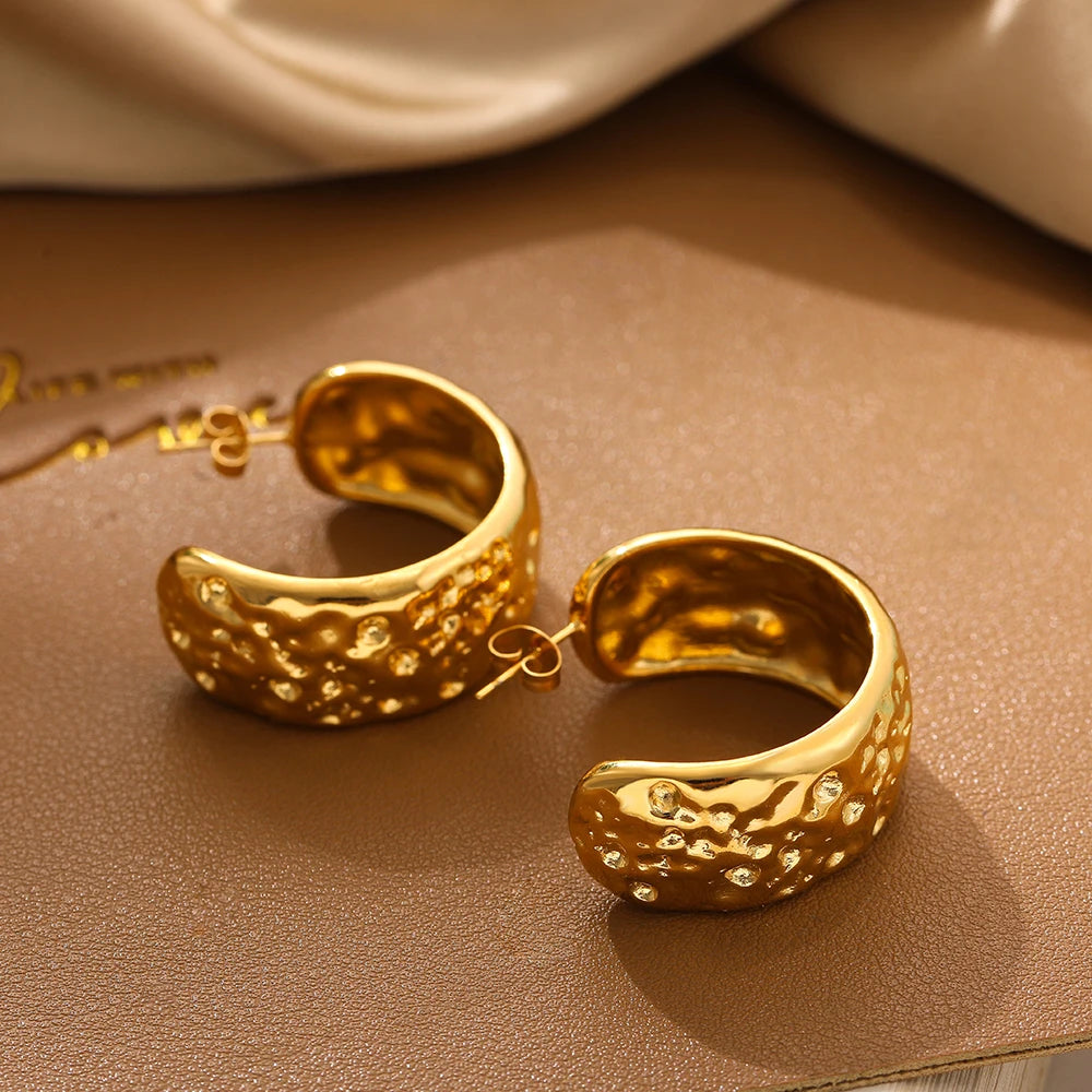 Geometric Circle Earring Vintage Jewelry
