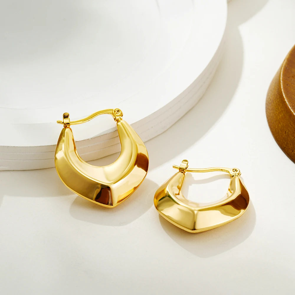 Geometric Circle Earring Vintage Jewelry