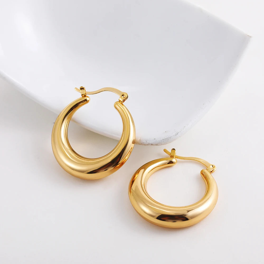 Geometric Circle Earring Vintage Jewelry