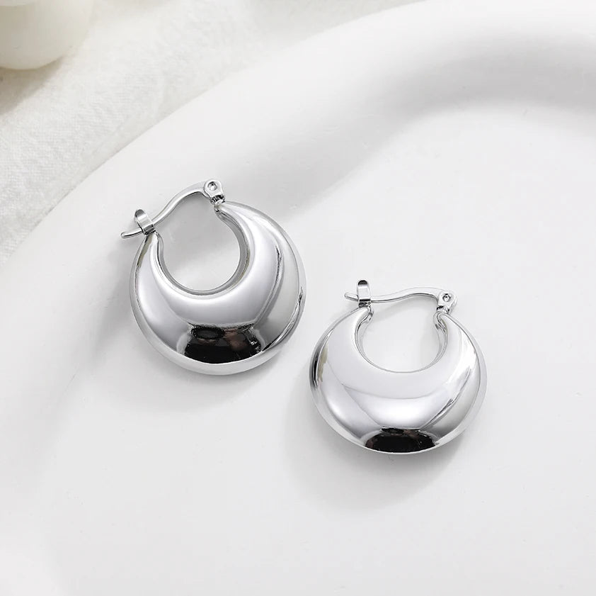 Geometric Circle Earring Vintage Jewelry