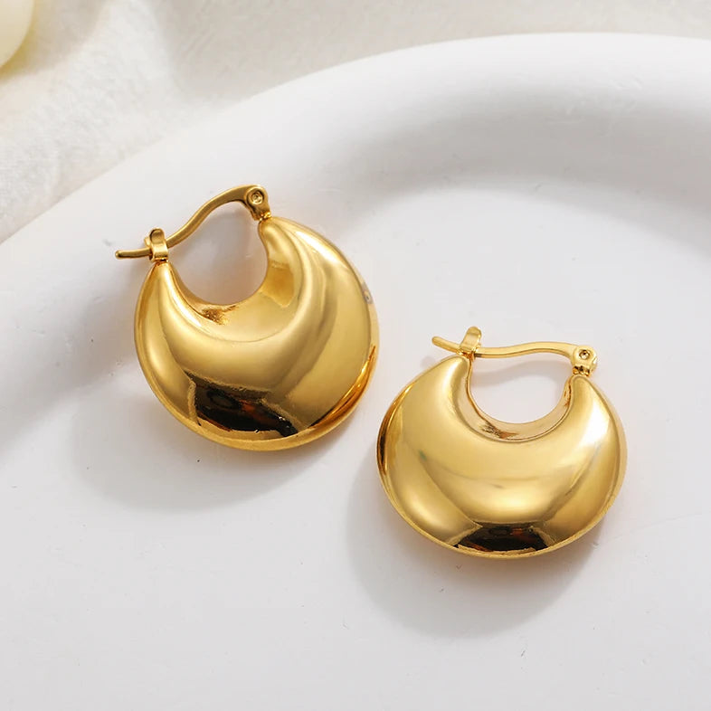 Geometric Circle Earring Vintage Jewelry