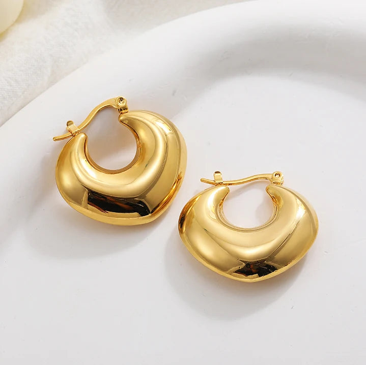 Geometric Circle Earring Vintage Jewelry