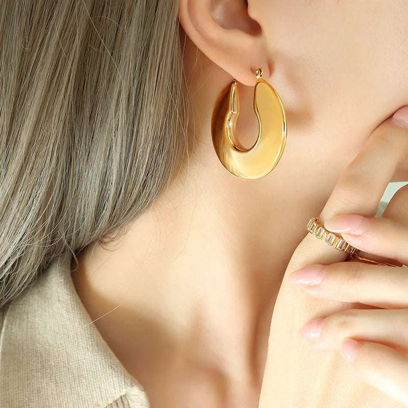 Geometric Circle Earring Vintage Jewelry