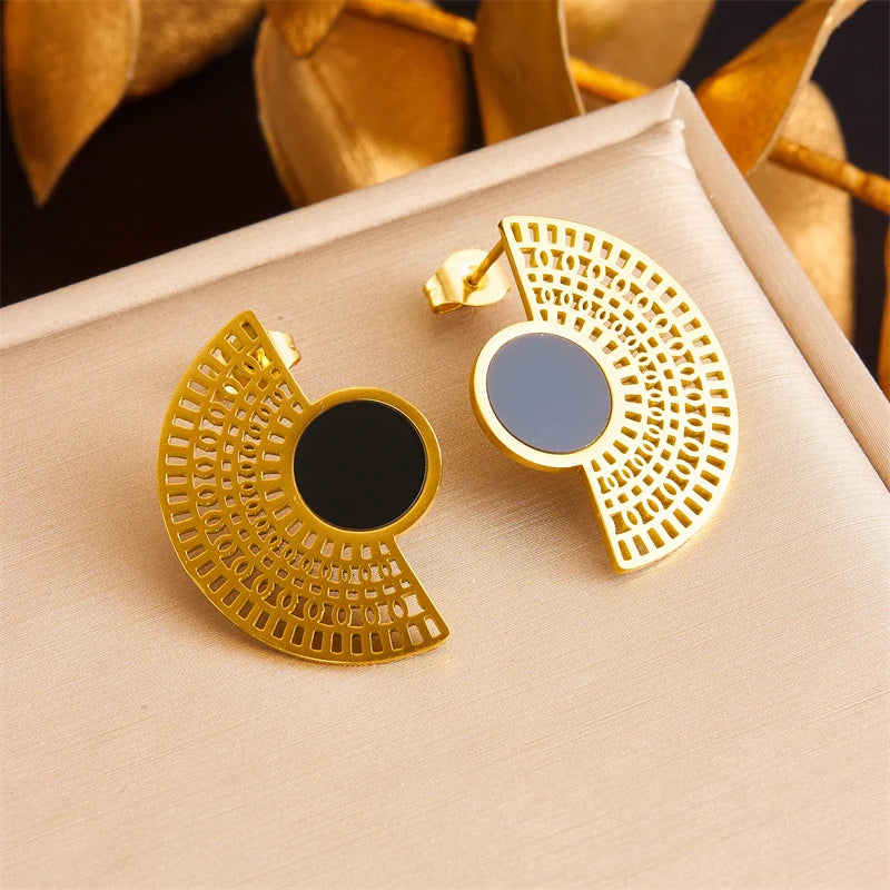 Irregular Design Earrings Women