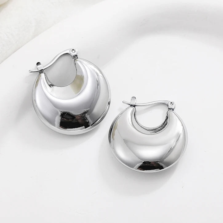 Geometric Circle Earring Vintage Jewelry