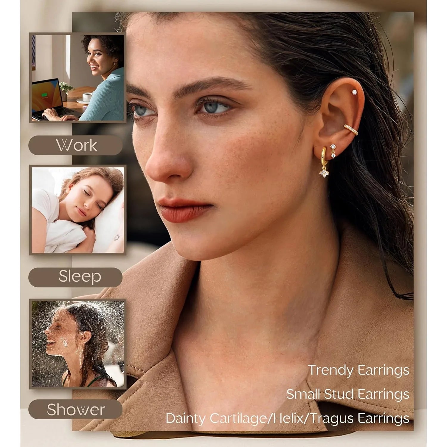 1pc Earrings for Sensitive Ears
