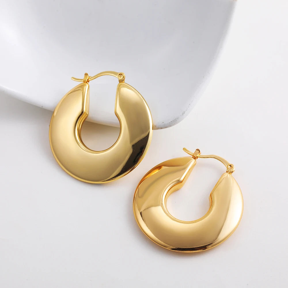 Geometric Circle Earring Vintage Jewelry