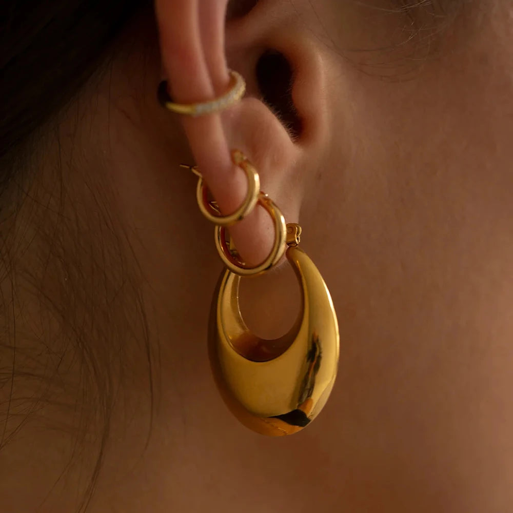 Geometric Circle Earring Vintage Jewelry