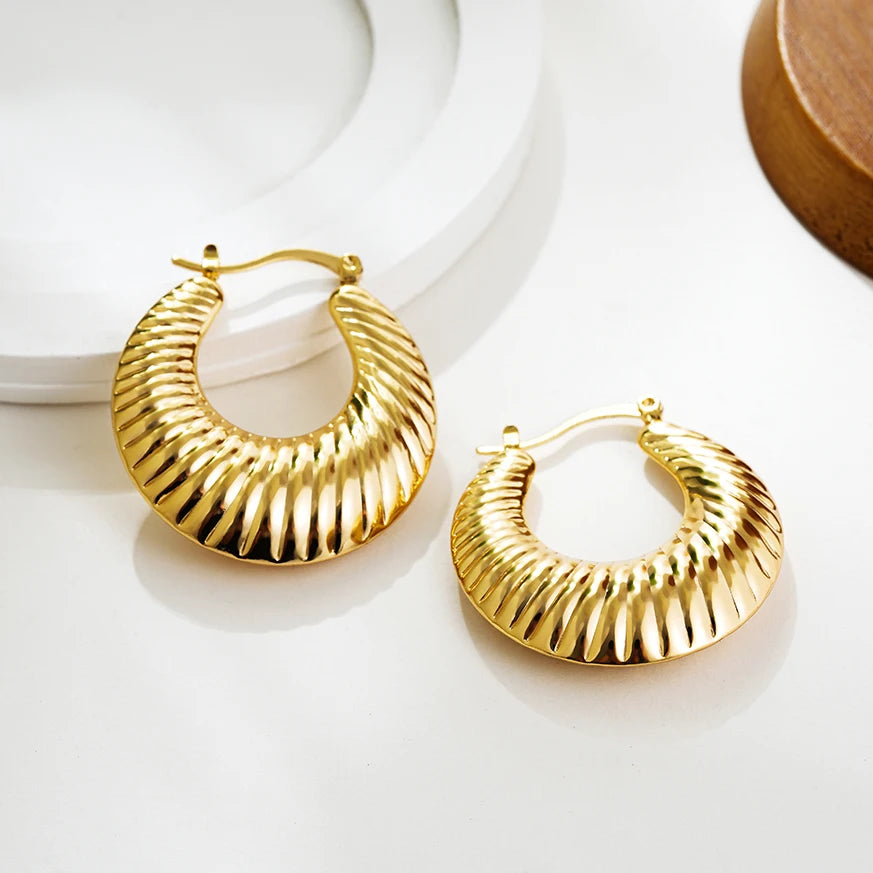 Geometric Circle Earring Vintage Jewelry