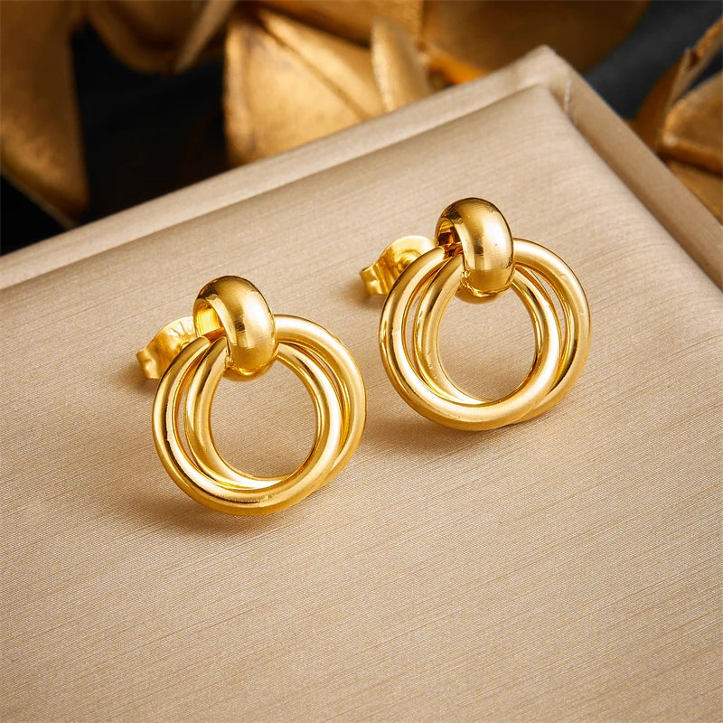 Irregular Design Earrings Women