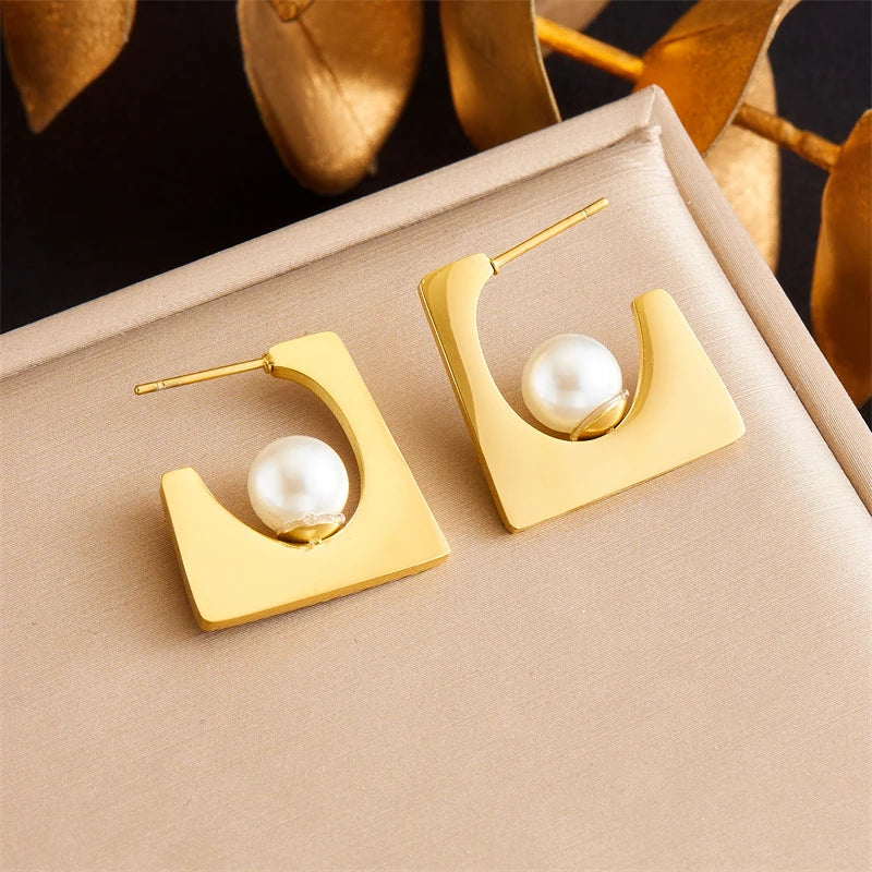 Irregular Design Earrings Women