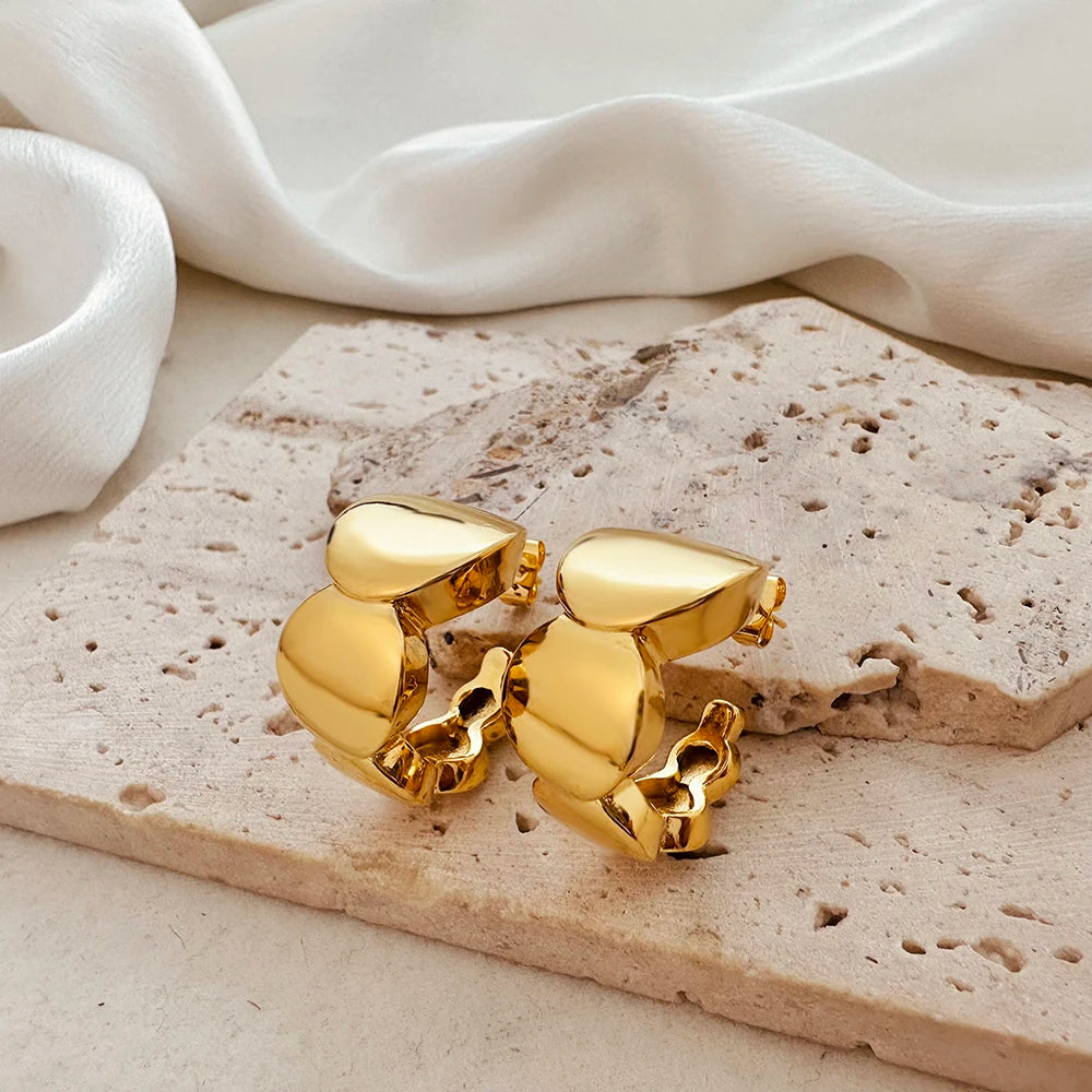 Geometric Circle Earring Vintage Jewelry